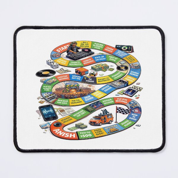 Item preview, The DJ Career Board Game – From Bedroom Beats to Festival Headliner designed and sold by Artisan Finds Online.