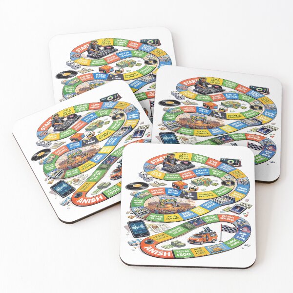 Item preview, The DJ Career Board Game – From Bedroom Beats to Festival Headliner designed and sold by Artisan Finds Online.