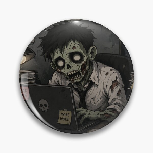 Item preview, Office Zombie Working Late Night designed and sold by 0606PM.