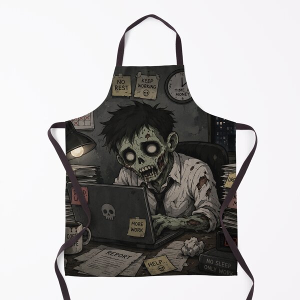 Item preview, Office Zombie Working Late Night designed and sold by 0606PM.