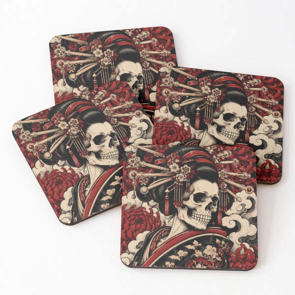 Item preview, Skull Geisha of the Dead designed and sold by pikselpunk.