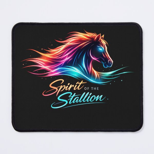 Item preview, Spirit of the Stallion – Elegant Galloping Horse Artwork neon designed and sold by EdgeSphere.