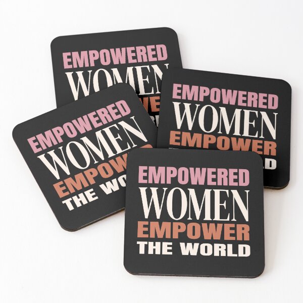 Item preview, Empowered Women Empower the World Typography T-Shirt | Feminist Empowerment Design designed and sold by Velora Printss.