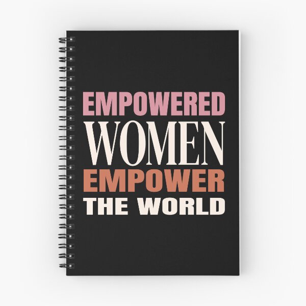 Item preview, Empowered Women Empower the World Typography T-Shirt | Feminist Empowerment Design designed and sold by Velora Printss.