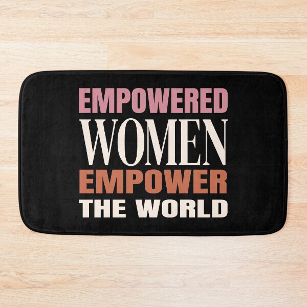 Item preview, Empowered Women Empower the World Typography T-Shirt | Feminist Empowerment Design designed and sold by Velora Printss.