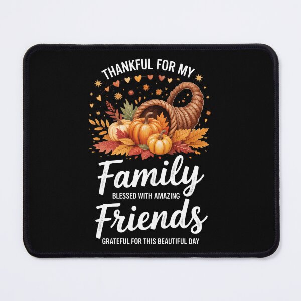 Item preview, Thankful Blessed Grateful Thanksgiving Family designed and sold by sailorjessiArt.