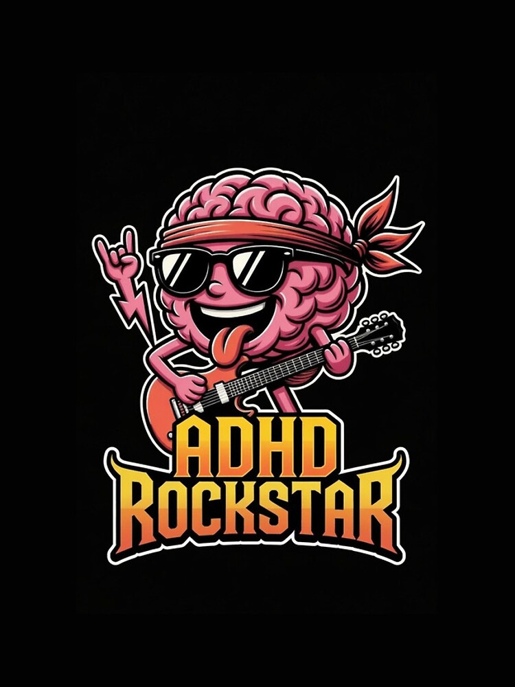 Thumbnail 4 of 4, iPhone Case, ADHD ROCKSTAR designed and sold by Nobodius.