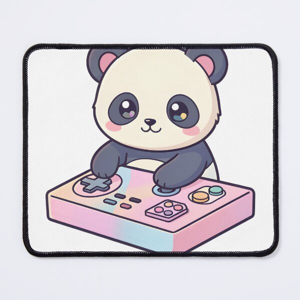 Item preview, Cute Gaming Panda Playing Video Games Kawaii Gamer designed and sold by KCasual.