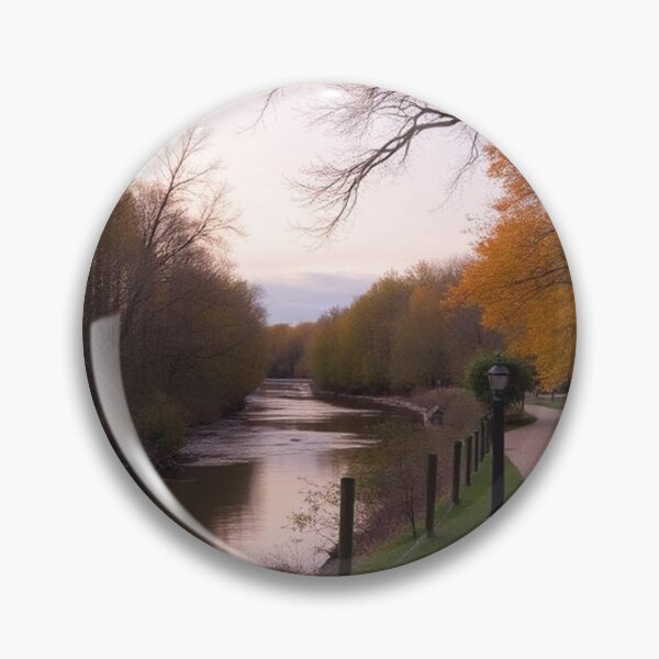Item preview, river path in fall designed and sold by holylandzreiki.