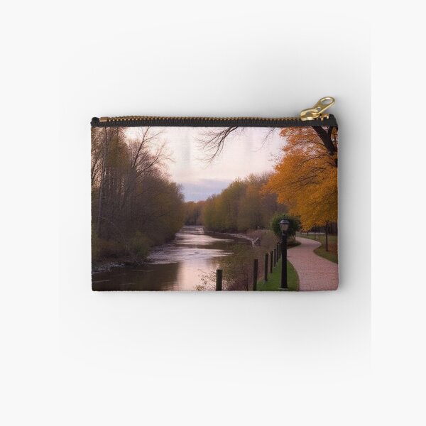 Item preview, river path in fall designed and sold by richard ely.