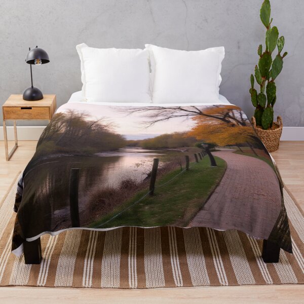 Item preview, river path in fall designed and sold by richard ely.