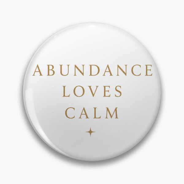 Item preview, Abundance Loves Calm – Minimalist Typography Shirt | Soft Abundance | Quiet Luxury Aesthetic designed and sold by BeaVibes.