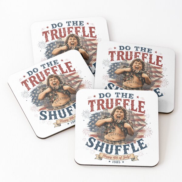 Item preview, The Goonies Chunk Do The Truffle Shuffle Funny Happy 4th of July designed and sold by DoubleLoadCJ.