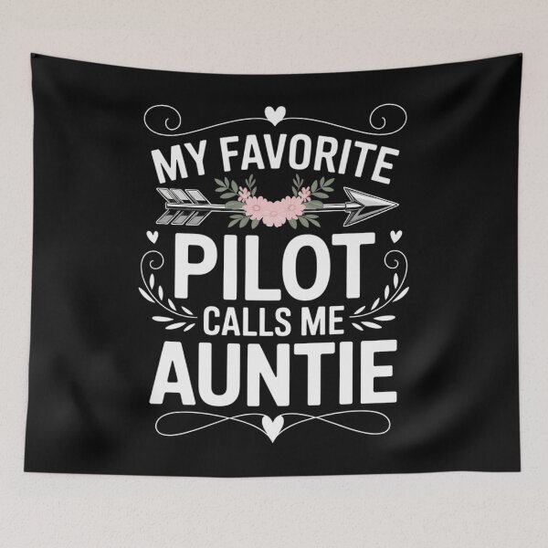 Item preview, Womens My Favorite Pilot Call Me Auntie Pilot Aunt Mothers Day designed and sold by sailorjessiArt.