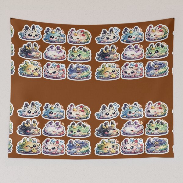 Item preview, Premium Kawaii Sea Bunny Sticker Sheet designed and sold by KrishAuraa.