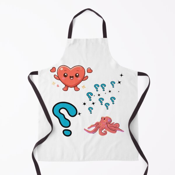 Item preview, Cute Heart & Question Mark Sticker Pack | Funny Kawaii Illustration designed and sold by Emianartstudio.