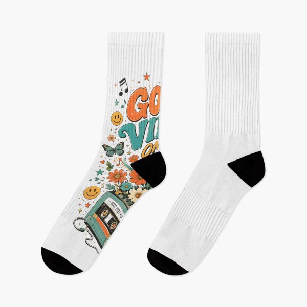 Item preview, Good Vibes Only Retro Cassette Design designed and sold by Drofted.
