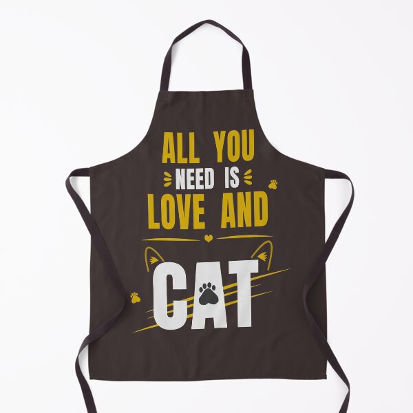 Item preview, All You Need Is Love And A Cat | Cat Lover Typography Design designed and sold by HeartAndArtShop.