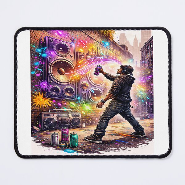 Item preview, Street Art Meets Sound – Urban Graffiti Music Explosion designed and sold by Artisan Finds Online.