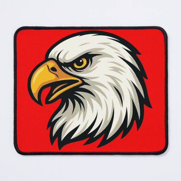 Item preview, Fierce Golden Eagle Head – American Mascot Design designed and sold by RAYBIL.