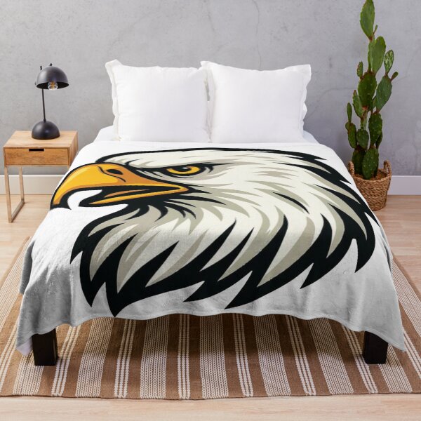 Item preview, Fierce Golden Eagle Head – American Mascot Design designed and sold by RAYBIL.
