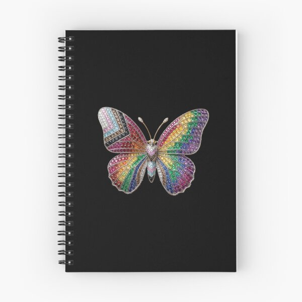 Artikelvorschau, Regenbogen-Pride-Schmetterling – LGBTQ+-Schmuckkunst entworfen und verkauft von RakyLaky.