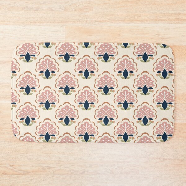 Item preview, Elegant Art Deco Floral Fan Pattern in Soft Earth Tones designed and sold by WanwisaChuenlom.