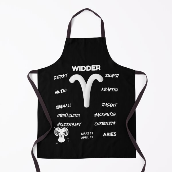 Item preview, Aries Zodiac Sign Astrology Symbol Widder Horoscope - DE (Dark Version) designed and sold by ZODIARA.