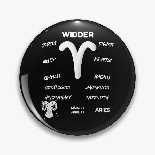 Artikelvorschau, Widder Sternzeichen Astrologie Symbol Aries Horoskop (Dark Version) entworfen und verkauft von ZODIARA.