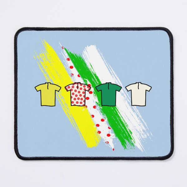 Item preview, Jerseys and Brush Strokes of Tour of France designed and sold by RedFirecracker.