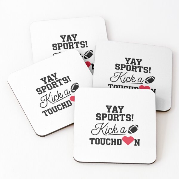 Item preview, Yay Sports Kick A Touchdown Super Football Bowl Heart designed and sold by SapfireStuArt.