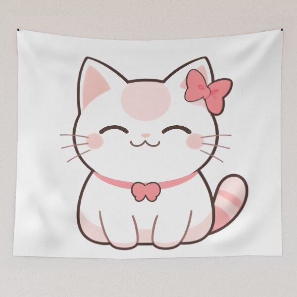 Item preview, Pink Bow Cat  designed and sold by tommysworks.
