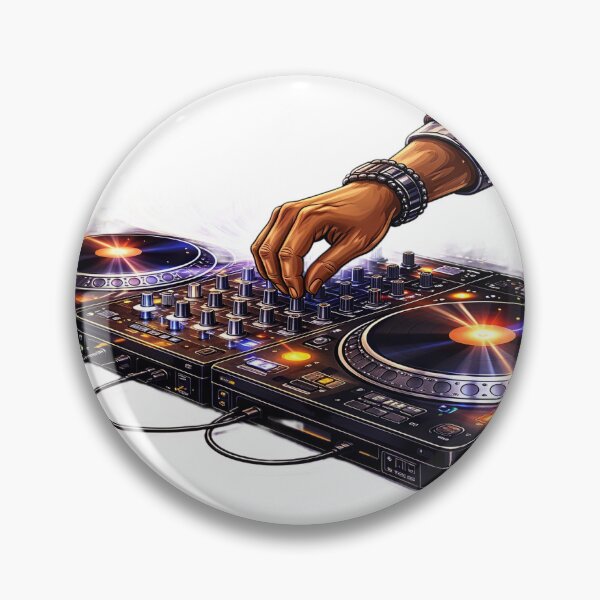 Item preview, Master of the Mix – DJ Turntables in Motion designed and sold by Artisan Finds Online.