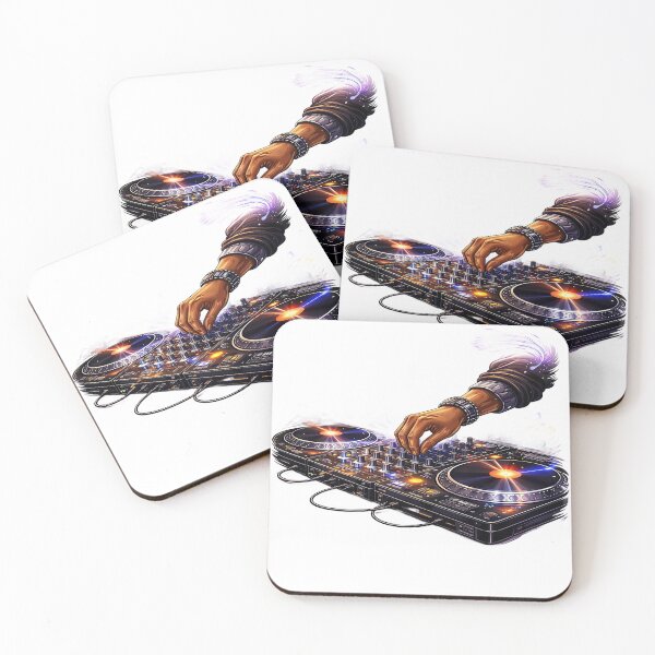 Item preview, Master of the Mix – DJ Turntables in Motion designed and sold by Artisan Finds Online.