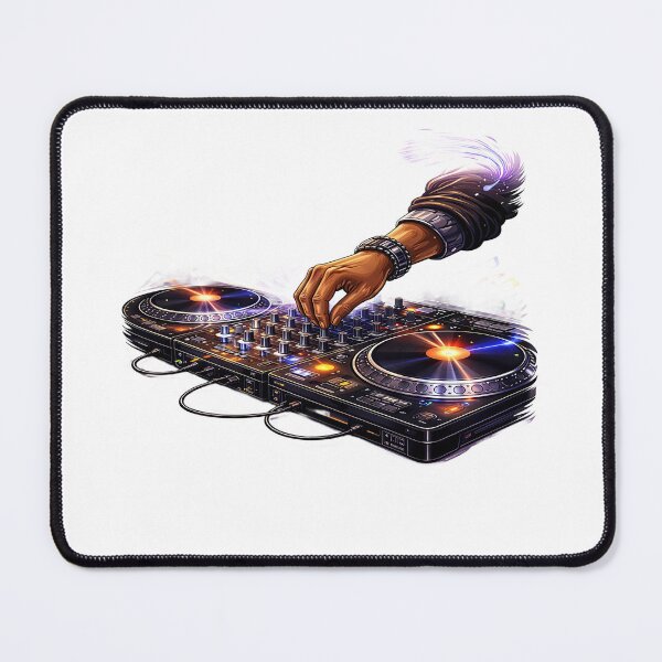 Item preview, Master of the Mix – DJ Turntables in Motion designed and sold by Artisan Finds Online.