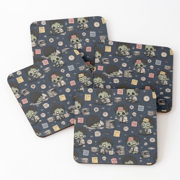 Item preview, Cute Chibi Office Zombie Pattern designed and sold by 0606PM.