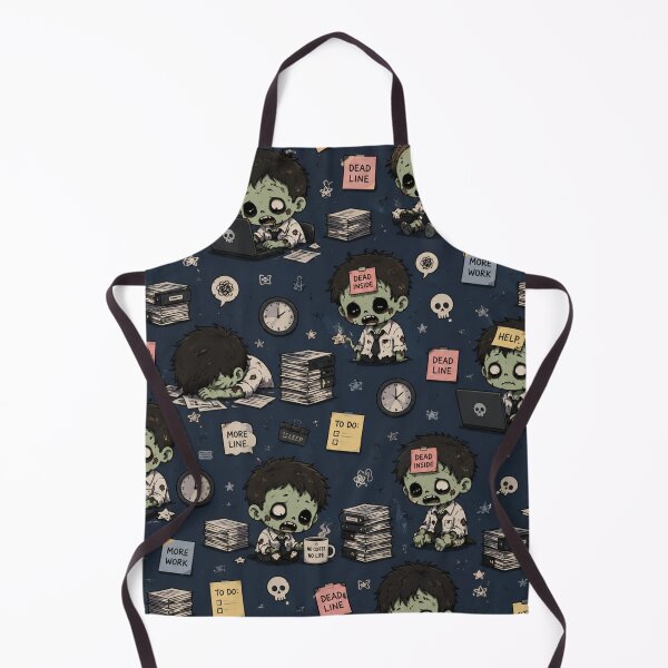 Item preview, Cute Chibi Office Zombie Pattern designed and sold by 0606PM.