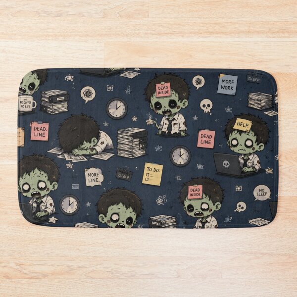 Item preview, Cute Chibi Office Zombie Pattern designed and sold by 0606PM.