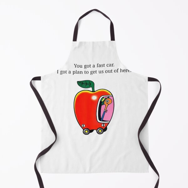 Item preview, You Got a Fast Car I Got a Plan to Get Us Out of Here Funny Apple Car designed and sold by DoubleLoadCJ.
