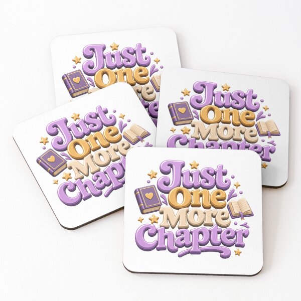 Item preview, Just One More Chapter - Book Lover Reading Quote designed and sold by GoverArt.