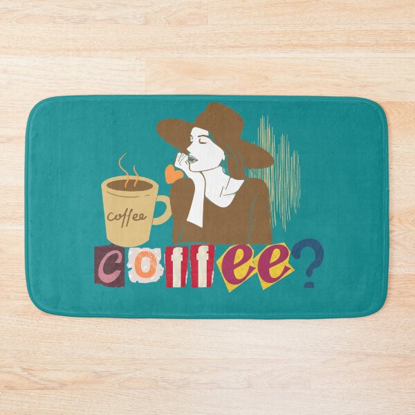Item preview, Chic Coffee Thoughts - Ransom Note Style Graphic designed and sold by SeJaa.