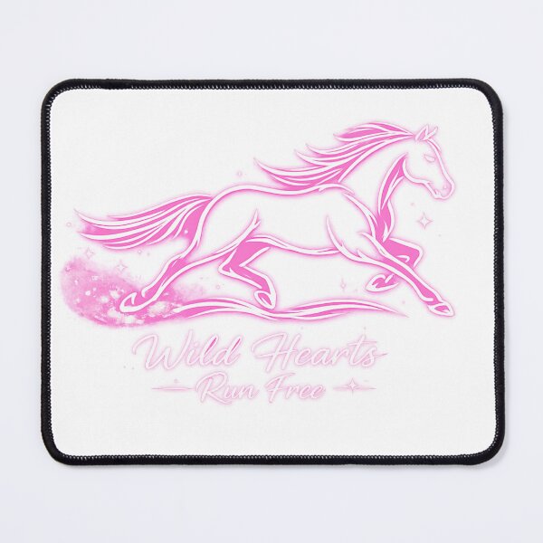 Item preview, Wild Hearts Run Free – Pink Neon Horse Aesthetic Design designed and sold by EdgeSphere.