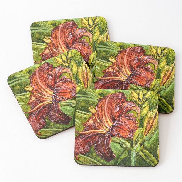 Item preview, Red Lily in the garden designed and sold by LittleVenetia.