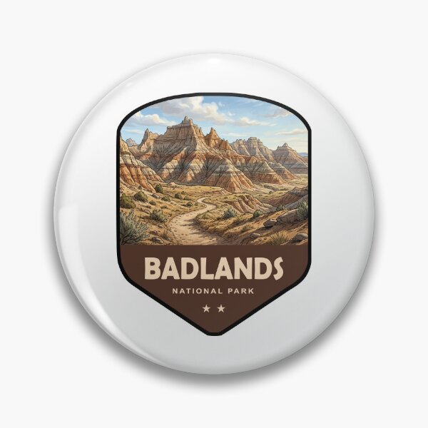 Item preview, Badlands National Park Shield designed and sold by Esskay Designs.
