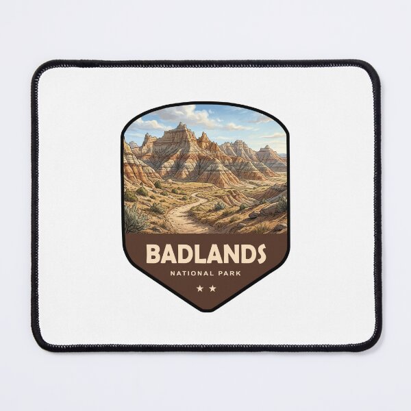 Item preview, Badlands National Park Shield designed and sold by Esskay Designs.