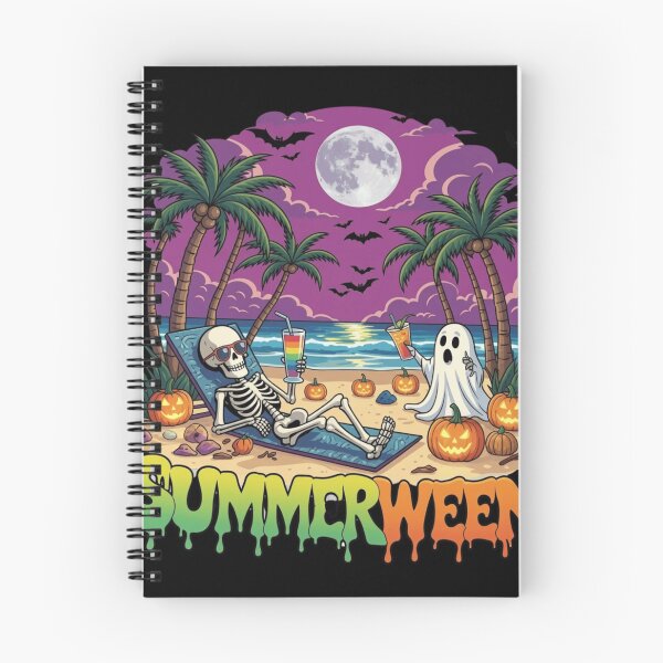 Item preview, Summerween Tropical Beach Halloween Skeleton and Ghost Party designed and sold by haitrieuic96.