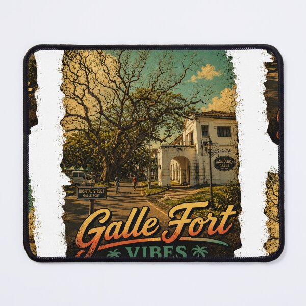 Item preview, Galle Fort's Hospital Street and the iconic High Court of Galle designed and sold by GooniSL.