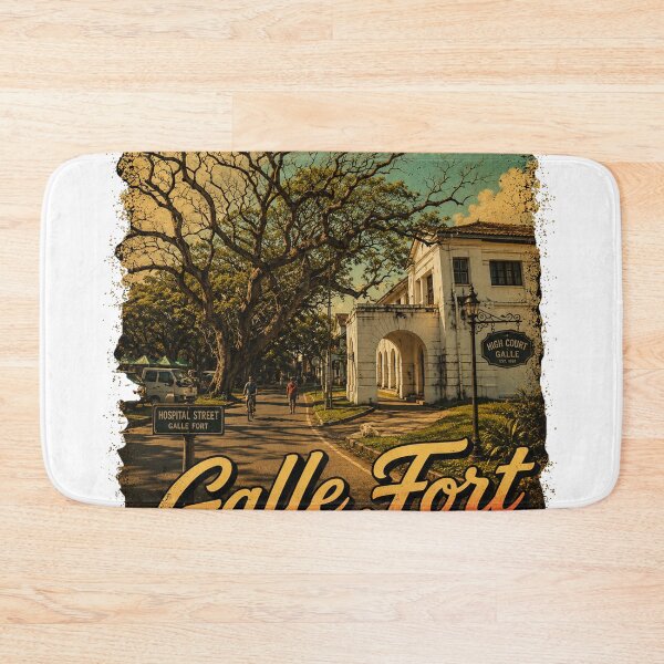 Item preview, Galle Fort's Hospital Street and the iconic High Court of Galle designed and sold by GooniSL.