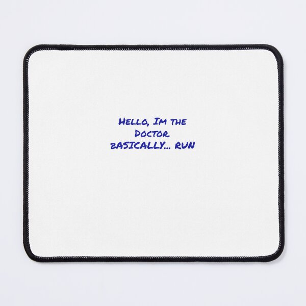 Item preview, Hello, I'm The Doctor Basically... Run designed and sold by F1pinkculture.