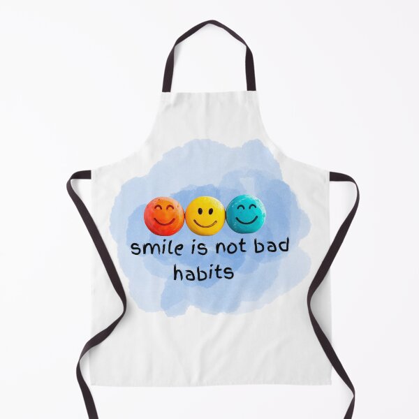 Item preview, Smile Is Not a Bad Habit designed and sold by Chill Chicken Studio.